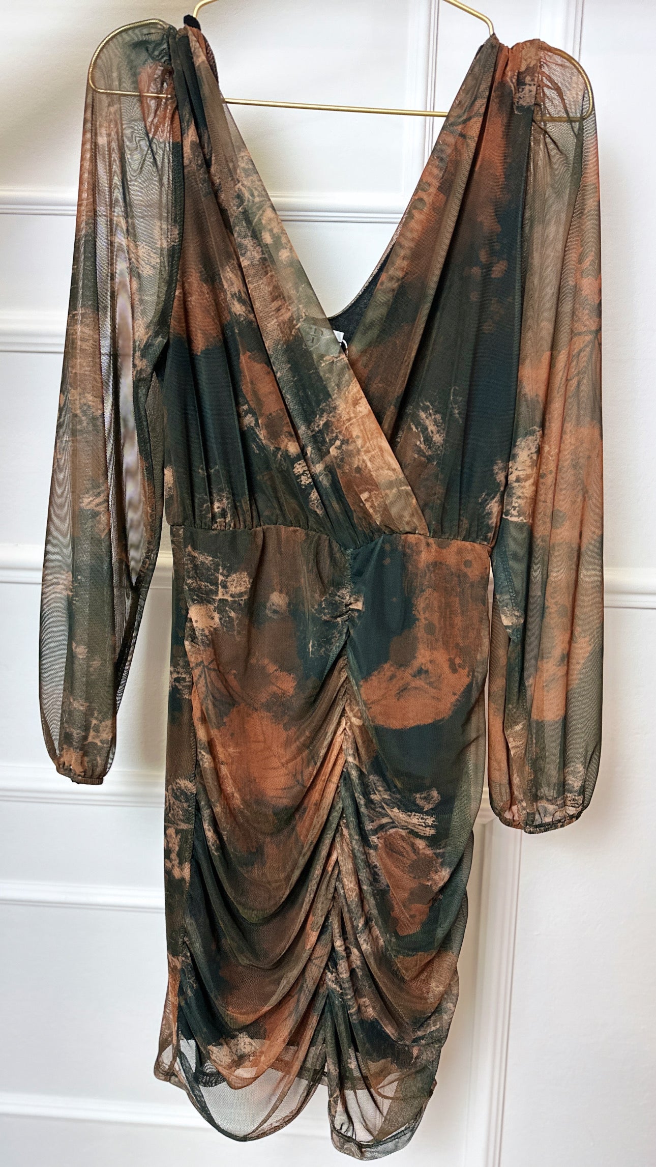 crboutique.mididress.abito.corto.nero.rosa.marrone.fantasia.dress